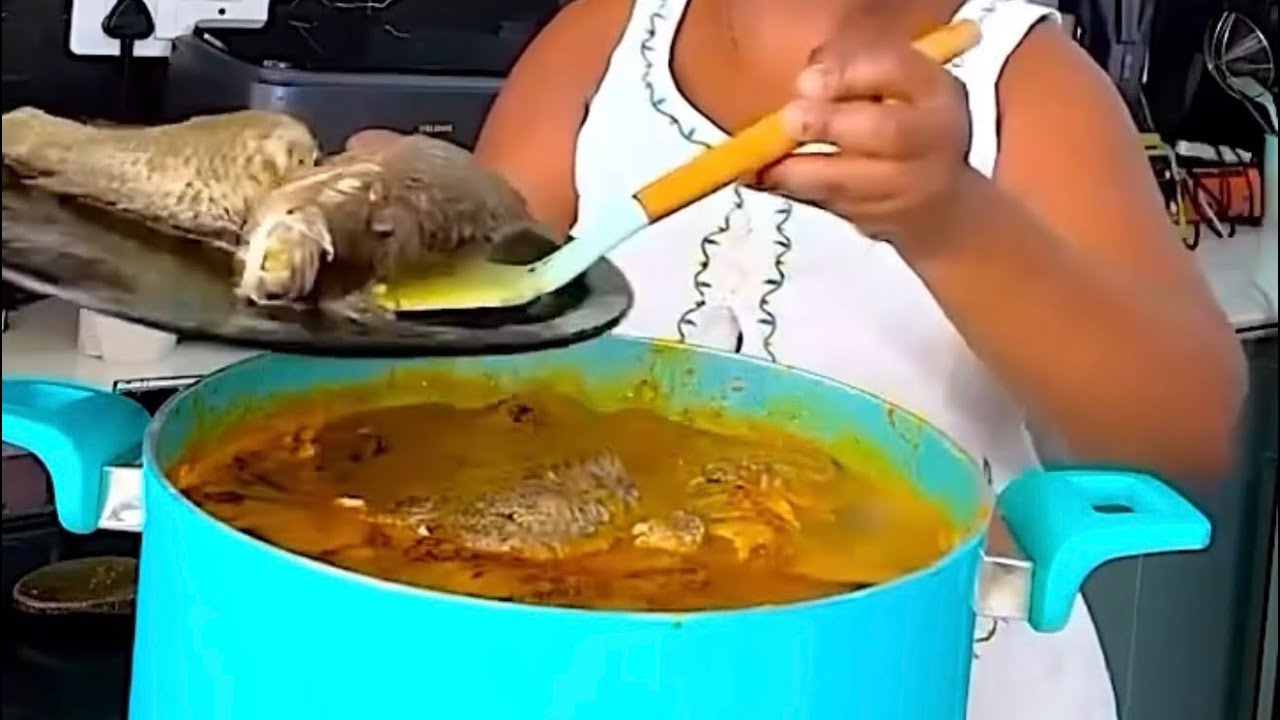 Fresh fish Banga soup recipe 