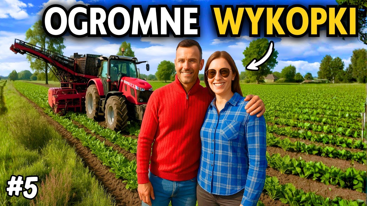 WIELKIE WYKOPKI BURAKÓW Z MARLENKĄ 🔥 Wakacje w Cybuchowie #5