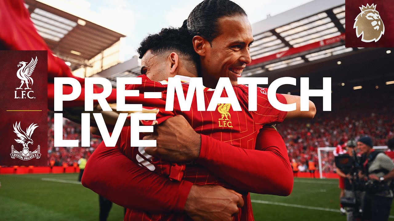 Live: Liverpool vs Crystal Palace | Premier League Trophy Lift on Final Day