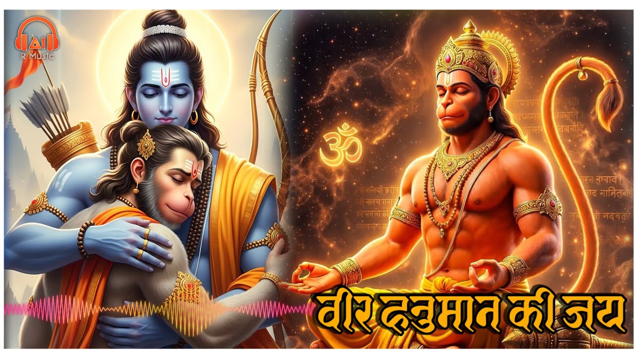 जय जय जय हनुमान 🕉️ | वीर हनुमान की जय | Powerful Hanuman Bhajan