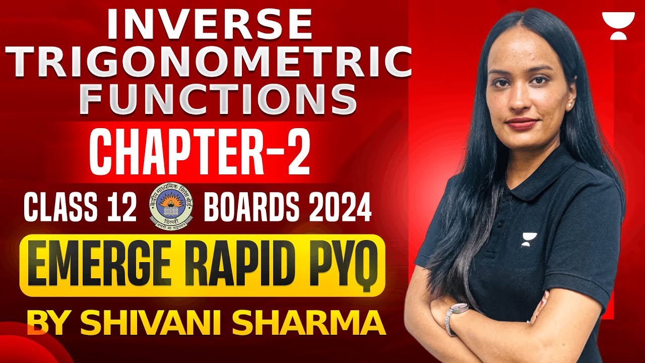 🟢Most Important PYQ'S 🔥 | Inverse Trigonometric Functions🔥😨  🔥 | Ch 2 | Class 12 Maths | Boards 2024