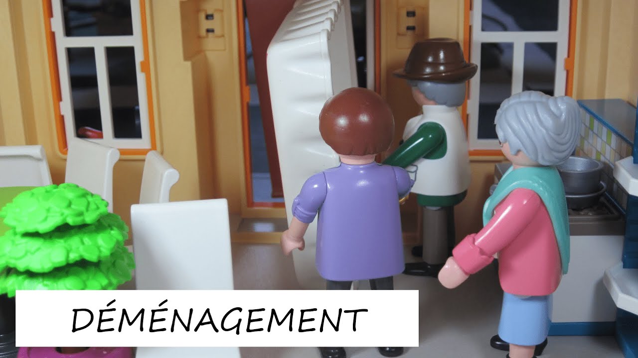 Déménagement de papy et de mamy dans leur nouvelle maison  - Film Playmobil en français