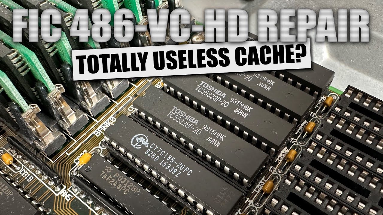 Repairing a Very Slow FIC 486-VC-HD Motherboard