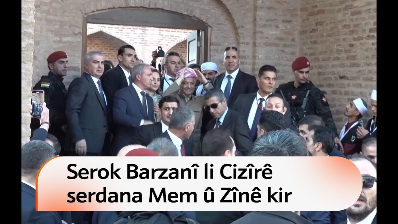 Serok Barzanî li Cizîrê serdana Mem û Zînê kir