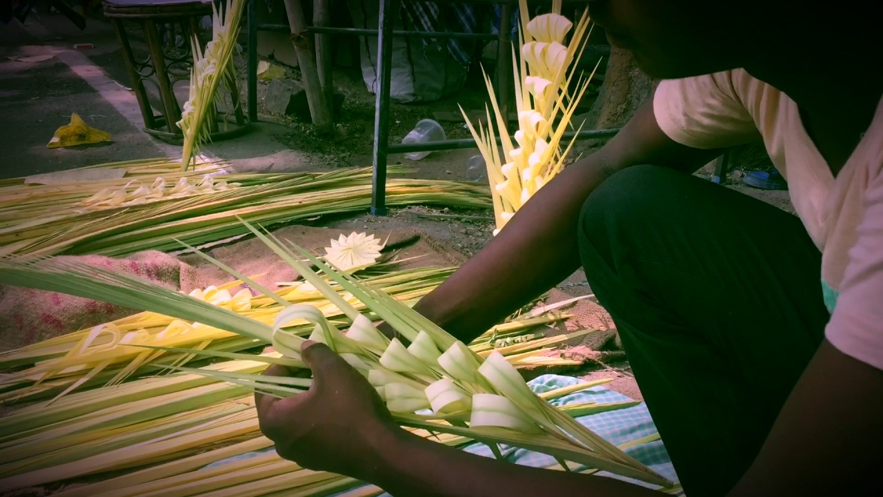 Palm Sunday. Art and Craft of Jharkhand.