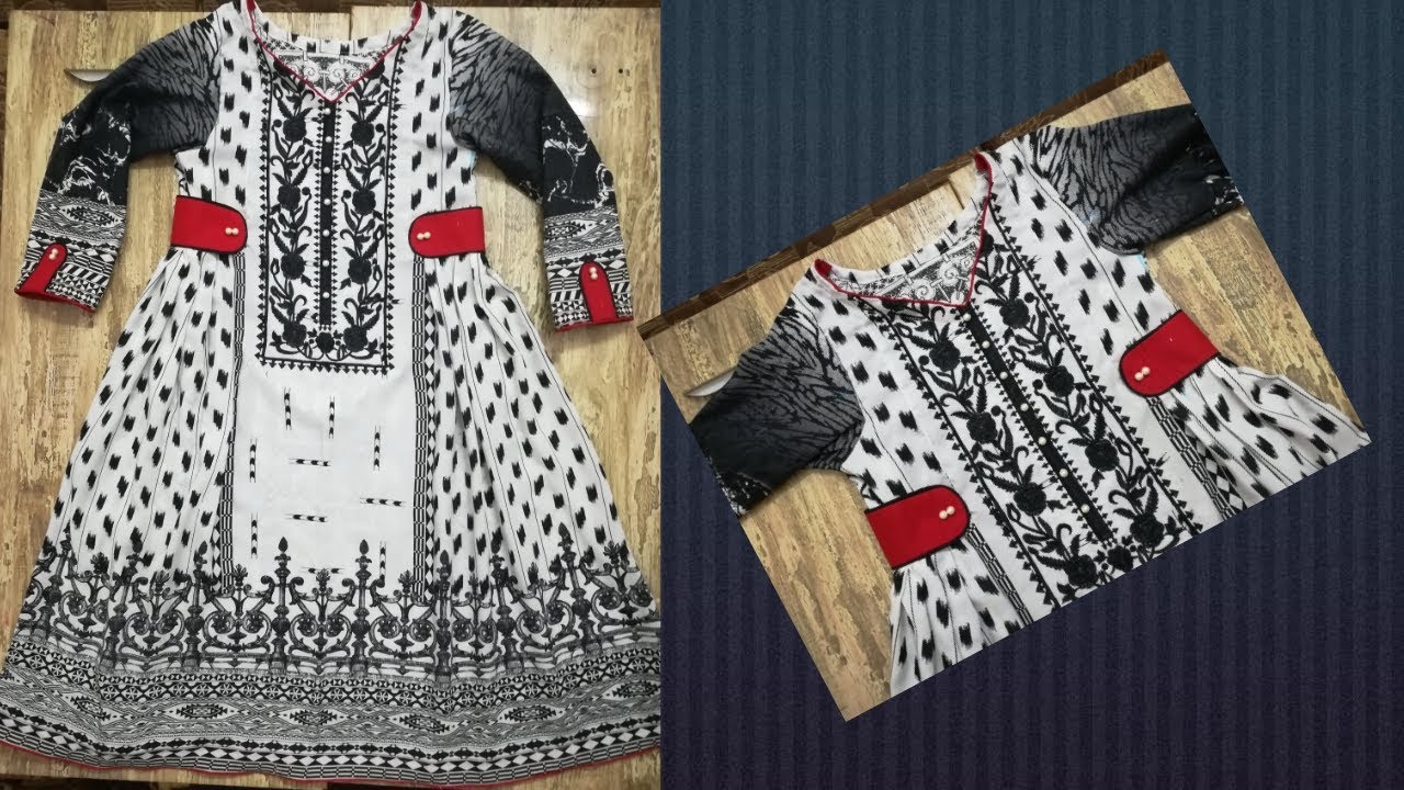 Ladies Side pleated kurti || bhopali kurti || beautiful dress design || full making