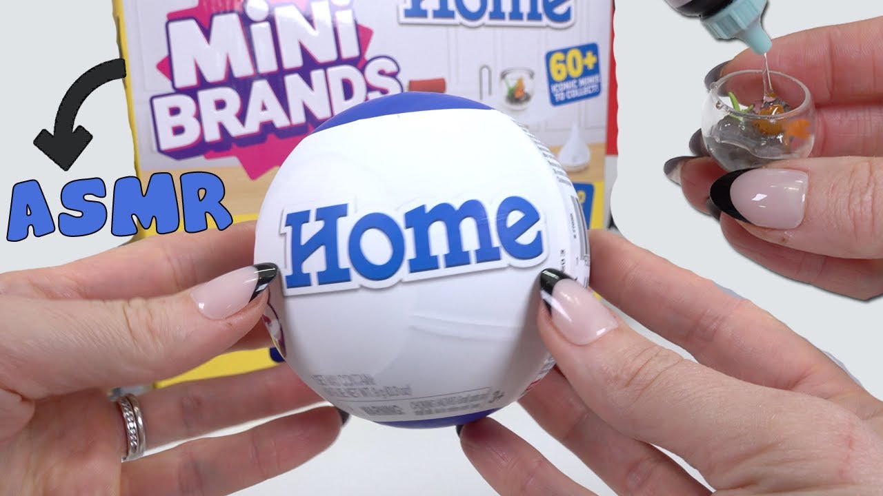 ASMR Mini Brands Home Blind Bag Opening! No Talking Sounds
