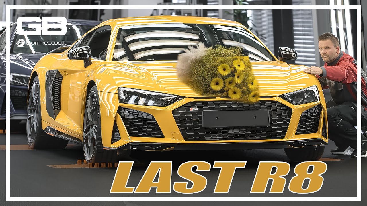 Audi R8 PRODUCTION (March 2024) LAST CAR PRODUCED 😥