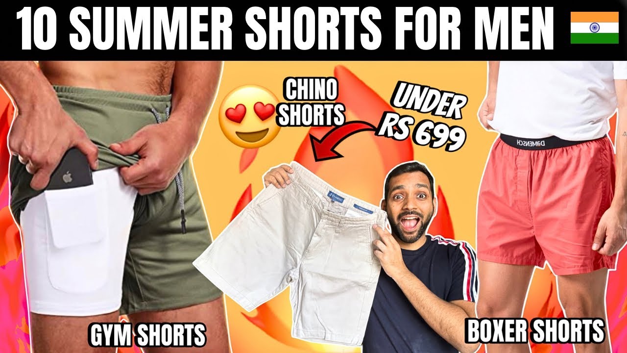 10 Best Shorts 🩳 Half Pant for Men from AMAZON🔥 Boxers, Gym Shorts, Chino Shorts |Summer shorts 2025
