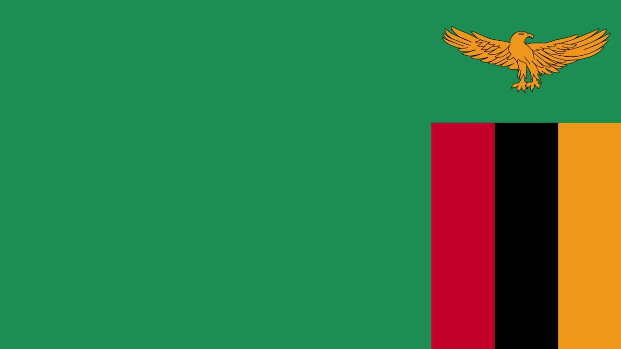 12 hours: Flag of Zambia. Ifilamba lya Zambia.