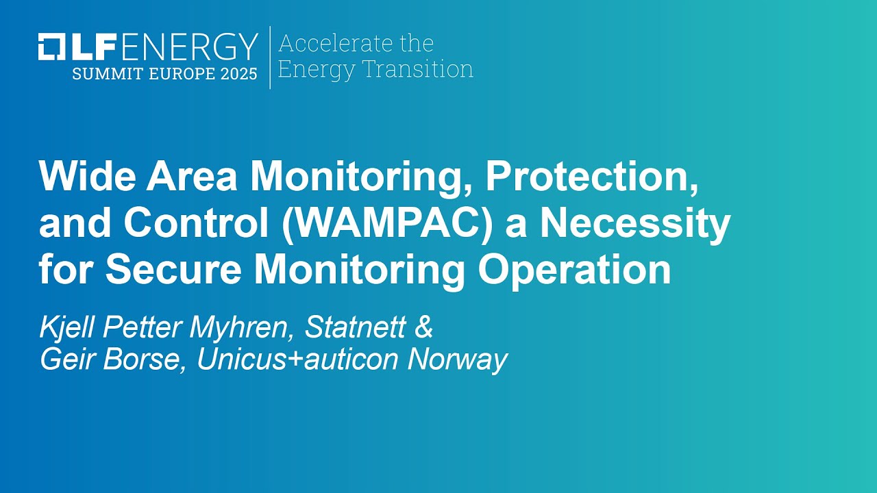 Wide Area Monitoring, Protection, and Control (WAMPAC) a Necessity for Sec... K.P. Myhren & G. Borse