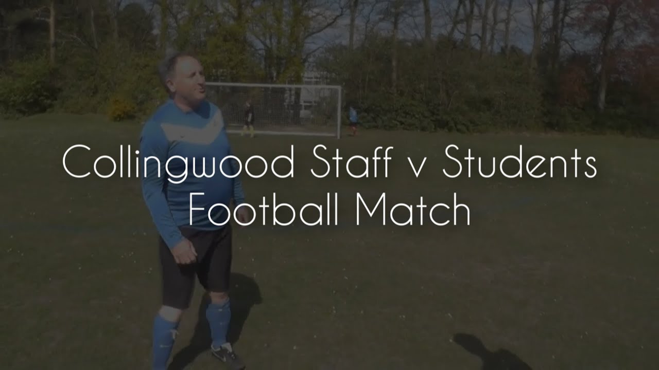 Collingwood Staff v Students Football Match