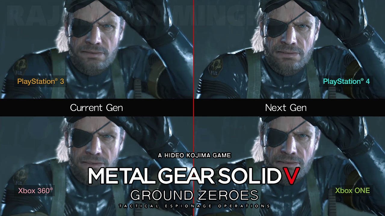 Metal Gear Solid 5: Ground Zeroes - PS4 vs Xbox One vs PS3 vs X360 [1440p] TRUE-HD QUALITY MGSV
