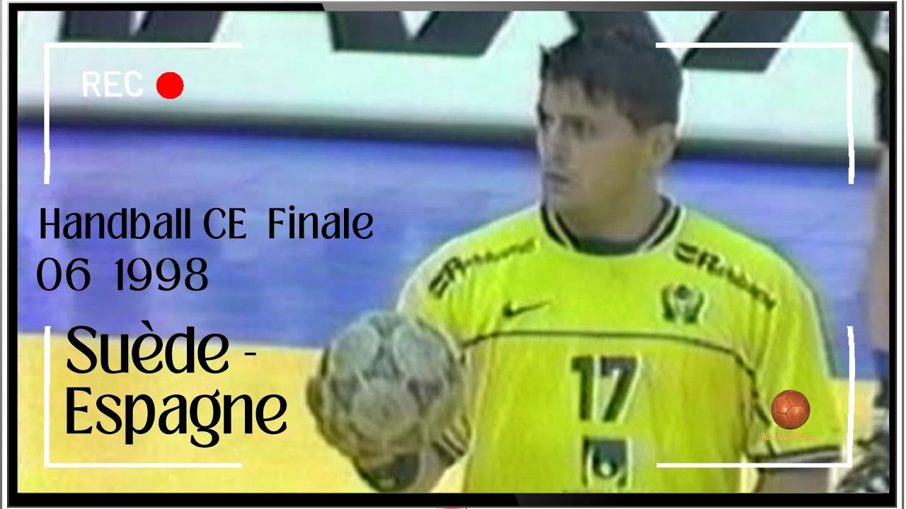 Suède / Espagne 06 1998 |  Finale Championnat d'Europe handball 🤾‍♂️