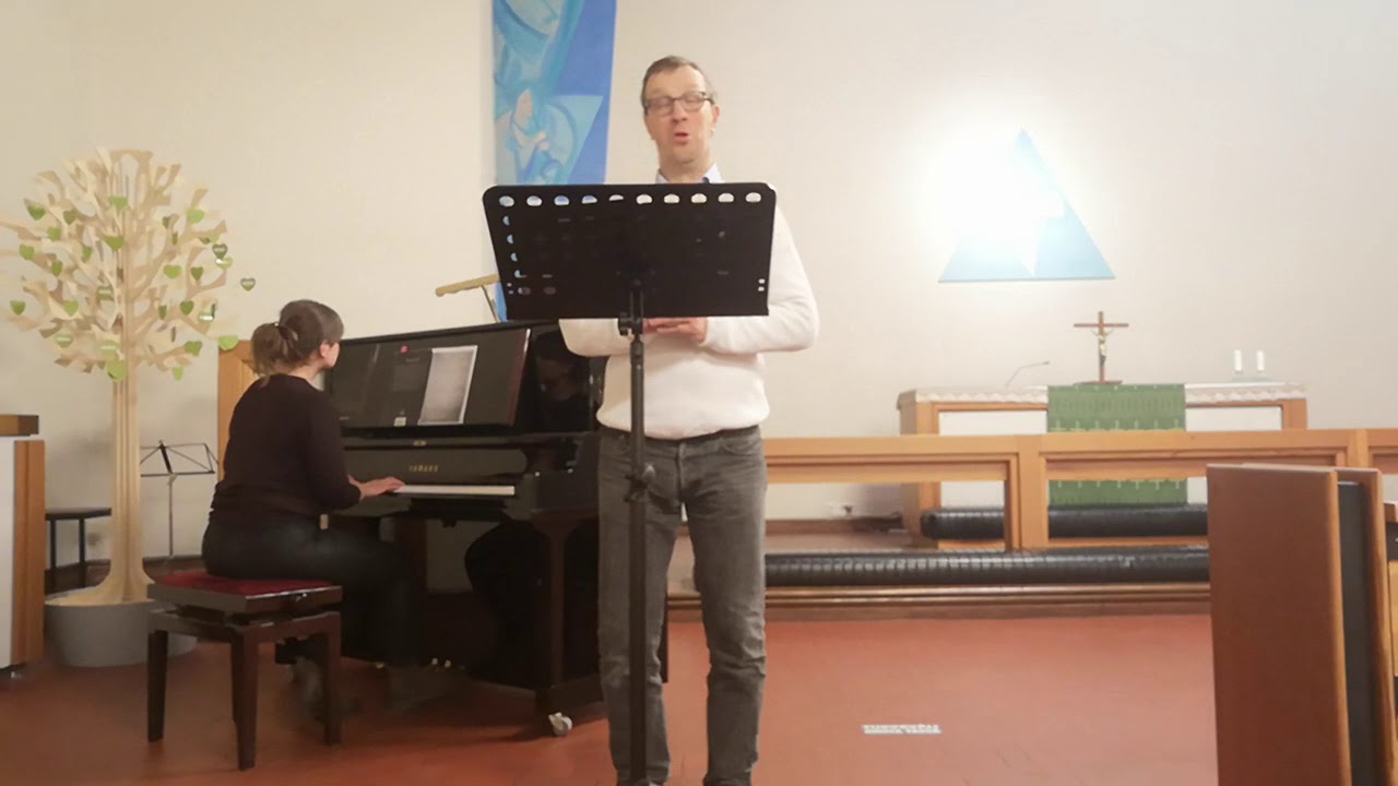 Oskar Merikanto: Linnulle kirkkomaalla Pertti Haapalainen baritoni, Katariina Kopsa piano