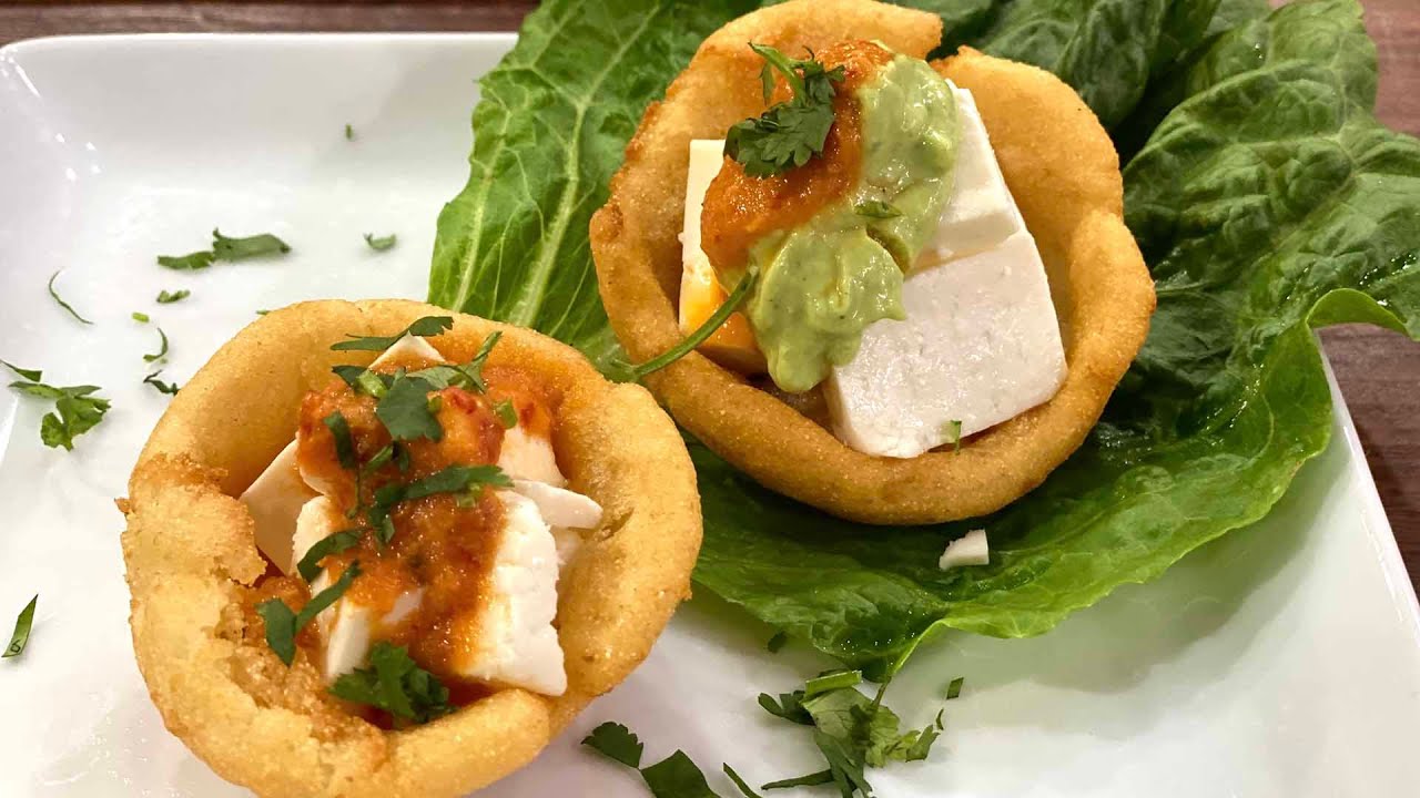 Canastitas de papa y maíz