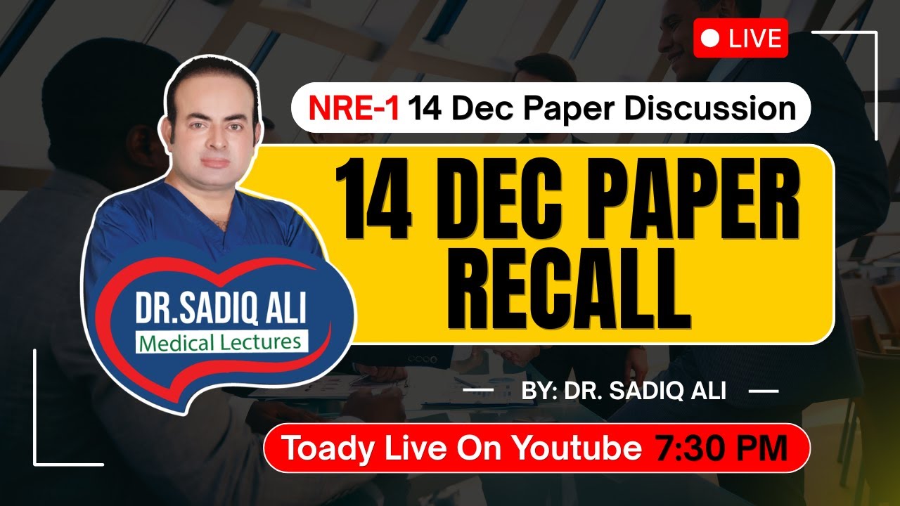 NRE-1 14 Dec Paper Discussion | Paper Recall