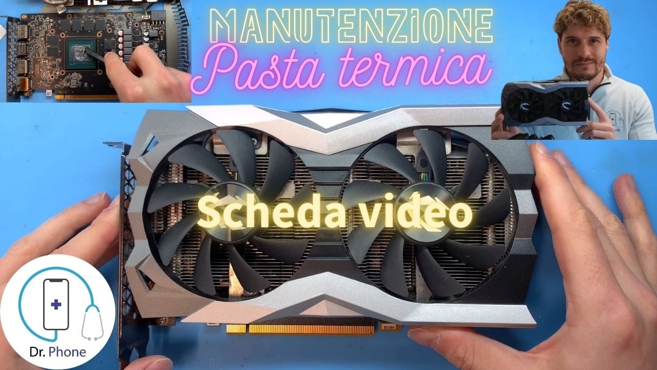 Manutenzione SCHEDA VIDEO GPU GAMING NVIDIA con cambio pasta termica e smontaggio - TUTORIAL