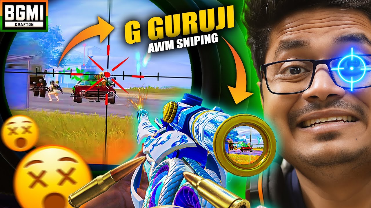 The OG Sniper is BACK 🔥 - G GURUJI AWM Headshots Chicken Dinner in BGMI | FarOFF
