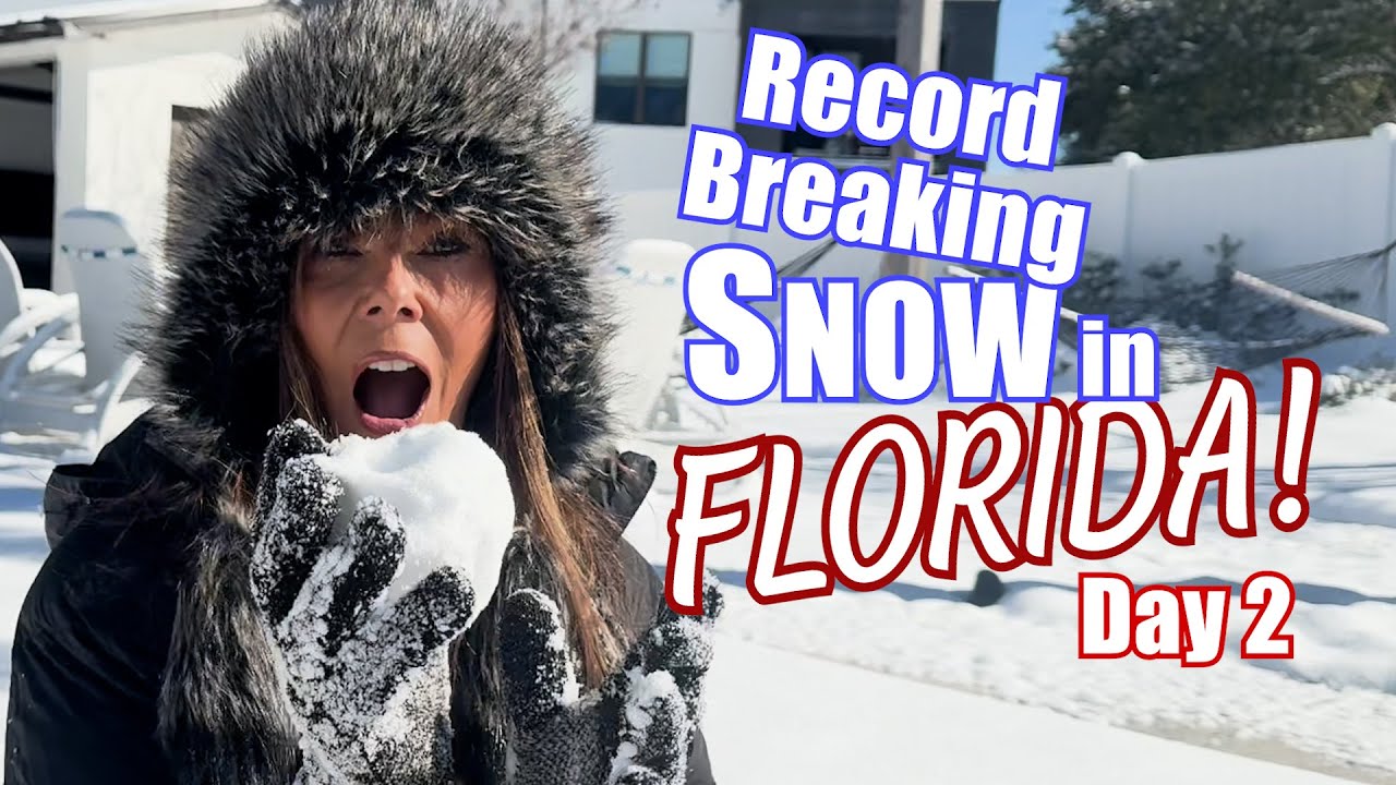 Record Breaking Snow in Florida! A once in a lifetime storm dumps 6