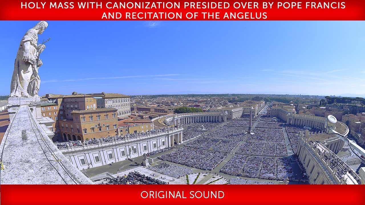 Holy Mass with Canonization and Angelus, 09 October 2022, Pope Francis