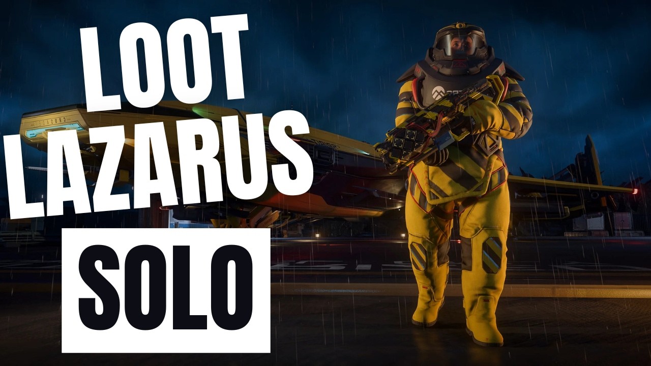 STAR CITIZEN - Loot le laboratoire LAZARUS en SOLO - Opération STORM BREAKER - En STARTER PACK !!!