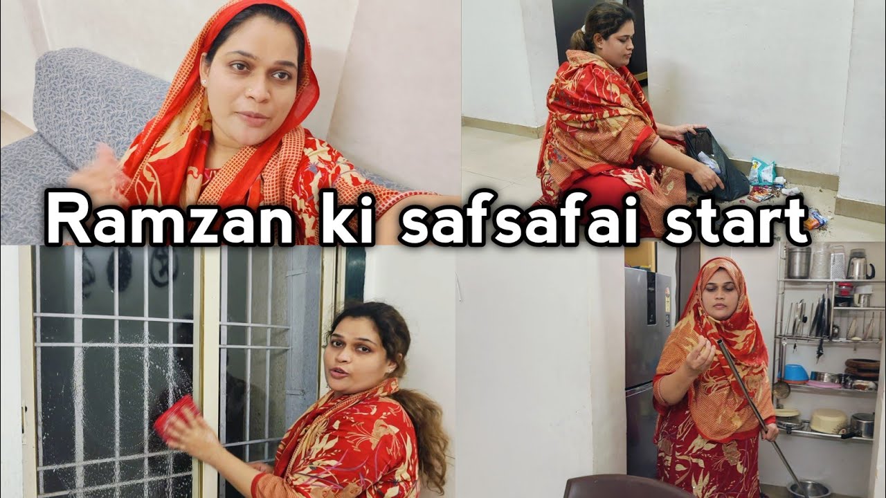 Ramzan ki safsafai vlog💫🥰#gulafshaasifvlog #anishavlog #ramzanspecial 