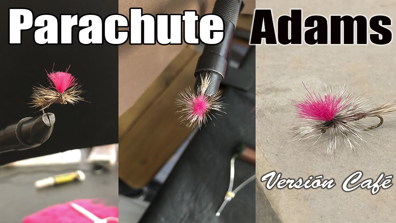 Como atar una mosca seca para pescar - Parachute Adams