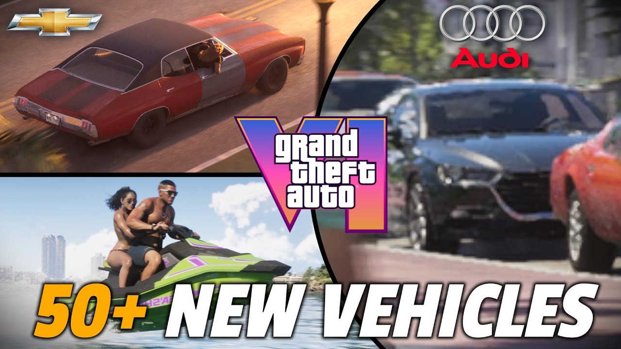 GTA 6 All 50+ New Vehicle Trailer Breakdown vs Real Life Counterparts