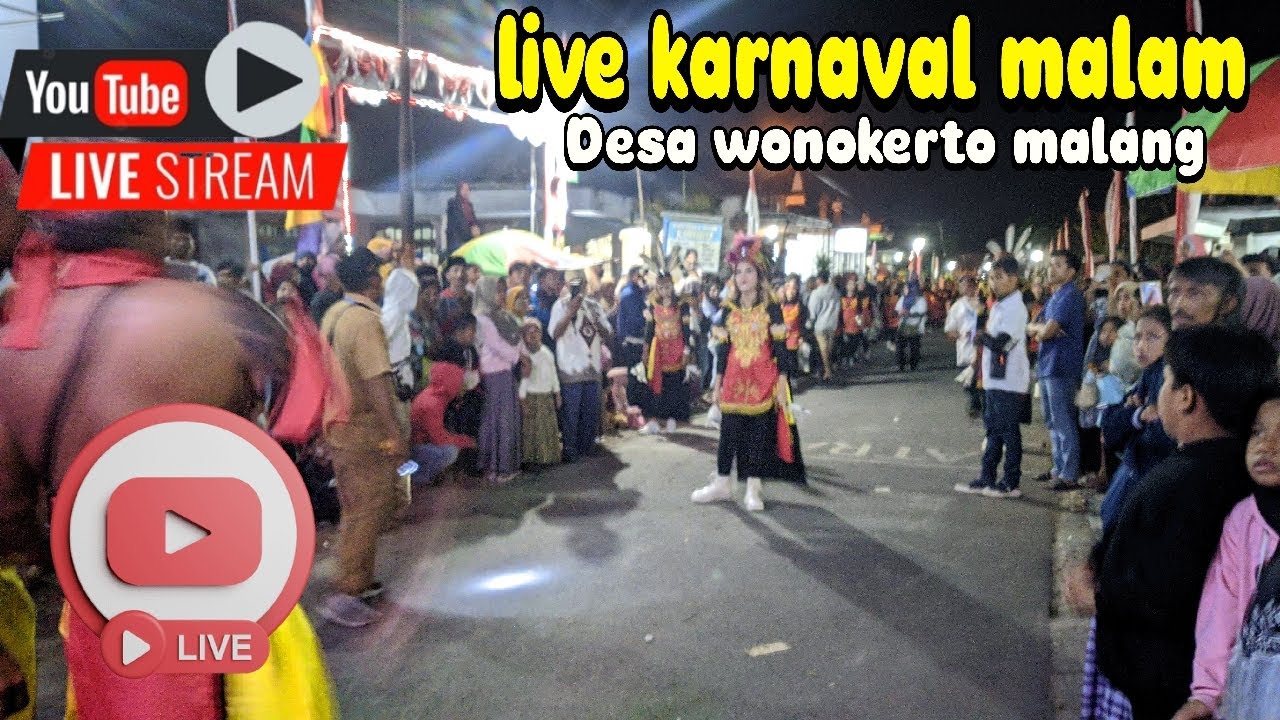 LIVE KARNAVAL  MALAM UMUM DESA WONOKERTO BANTUR MALANG HARI INI