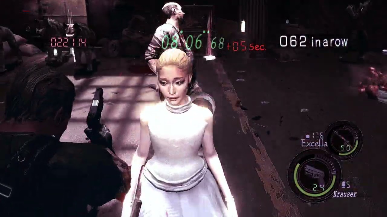 RE5 Storage Facility ~ Mutated Krauser & Luis Sera & Ariana Grande ~ Gabriel Map Pack 1 Reunion Merc