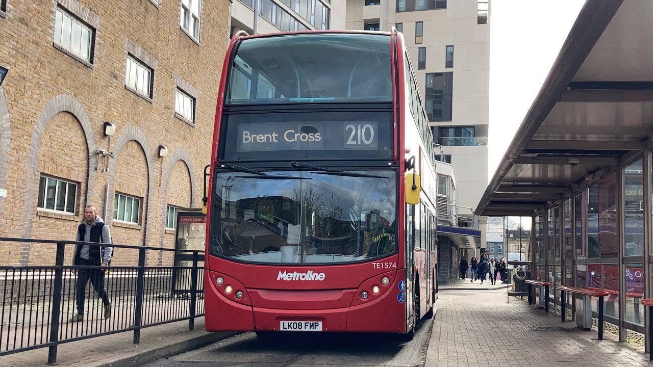 FRV. Ramadan Special Advent Day 9. Metroline Route 210 Finsbury Park to Brent Cross.TE1574(LK08 FMP)