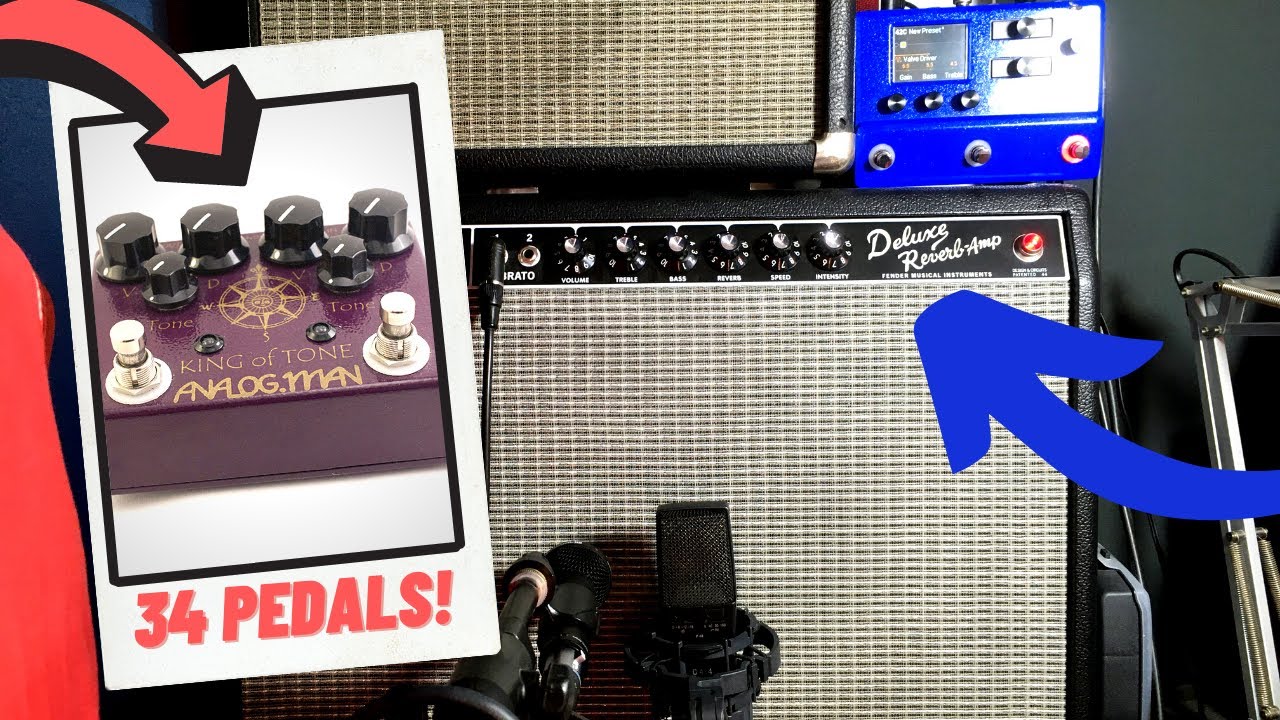 Fender Deluxe Reverb | Line6 Helix HX Stomp | All Boost/Overdrive/Distortion/Fuzz Pedals Comparison