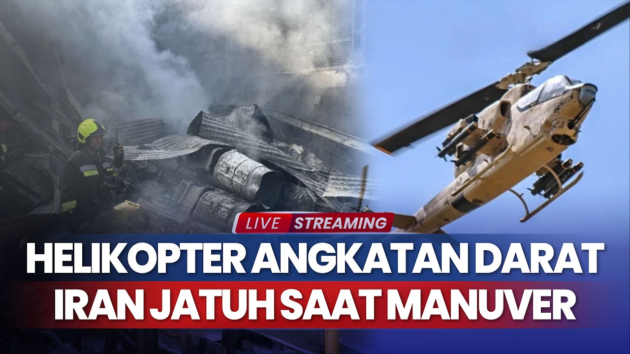 Helikopter Angkatan Darat Iran Jatuh Saat Manuver