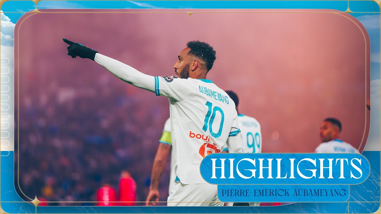 Pierre-Emerick Aubameyang 🦸‍♂️⚽️ | Best of mi-saison 23-24