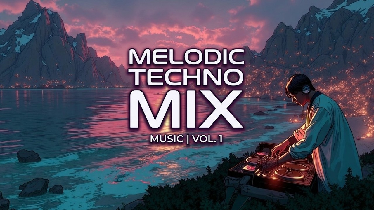 Дип мелодик техно микс 2026 | Сансет DJ сет ~ Прогрессивное кибер техно путешествие