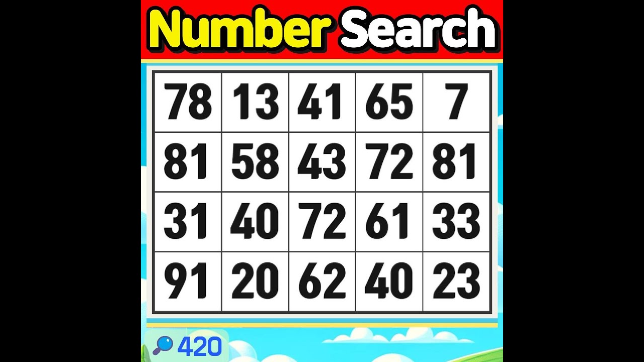 Number Search 