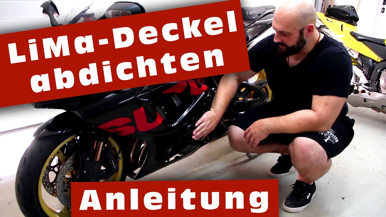 Motordeckel (LiMa-Deckel) abdichten (GSX-R 750) Anleitung und Tipps - Schraubertipps
