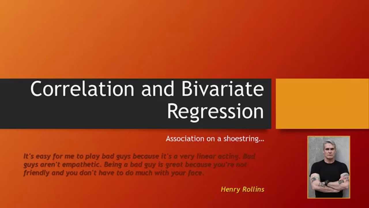 bivariate regression