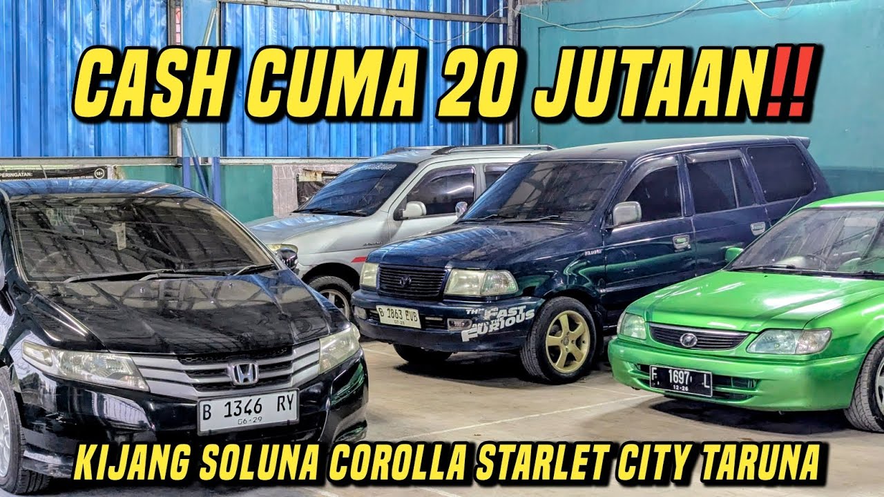 Sedan Ganteng harga 20 jutaan❗ Murah nih mobil bekas Soluna Greco city kijang di Setu Sela Mobilindo