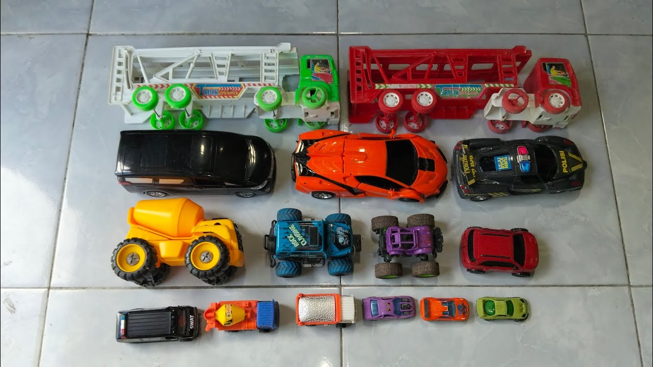 Mobil Alphard mobil Lamborghini mobil Jeep mobil polisi truk towing truk dump truk mixer