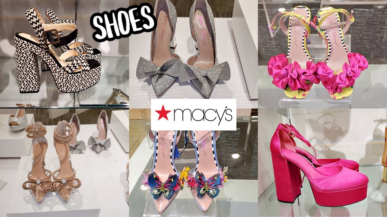 MACY'S HEELS WEDGES SHOE SHOPPING SHOE IDEAS 2023