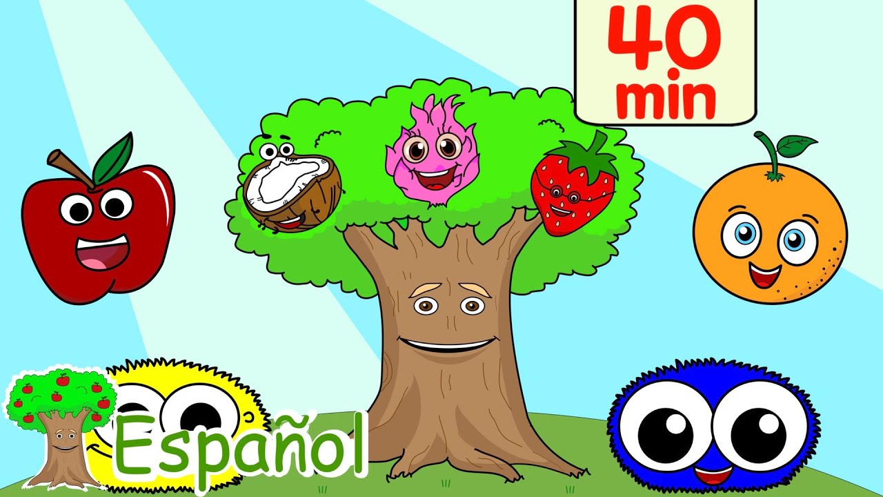 Frutas, Colores, Formas y Canciones Infantiles | Rima Infantil