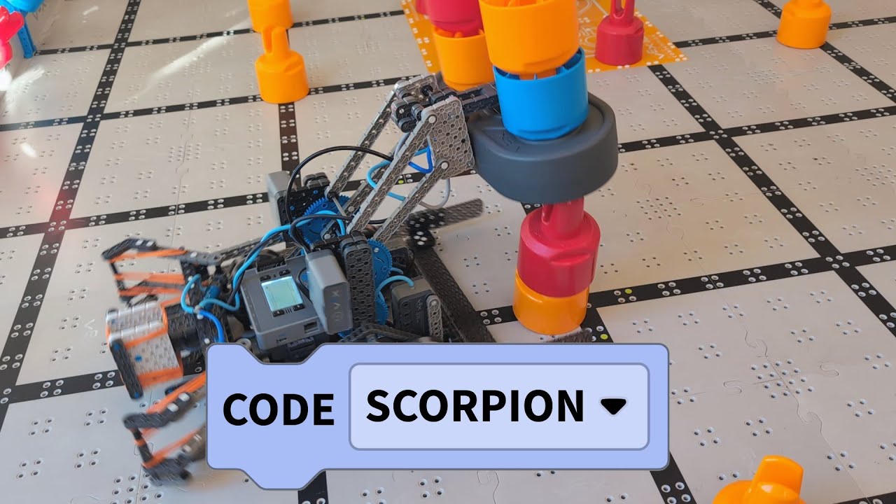 VEX IQ Mix & Match: как кодировать Scorpion/Pintex/180