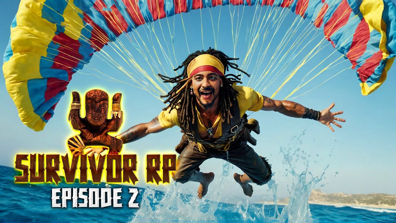 SURVIVOR RP: On est éclaté en parachute 🪂 - Épisode 2