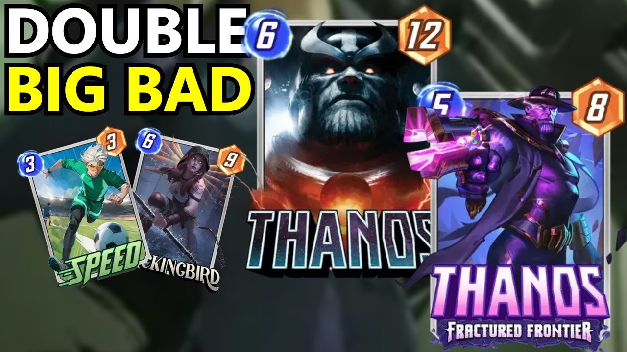 MARVEL SNAP INDONESIA - META DOUBLE THANOS EMANG SEKUAT ITU?! THANOS FRACTURED FRONTIER DECK
