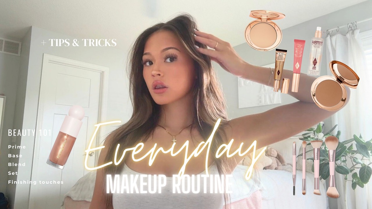 My Everyday Makeup Tut ✨ (Toasty girl makeup) 🧸💋