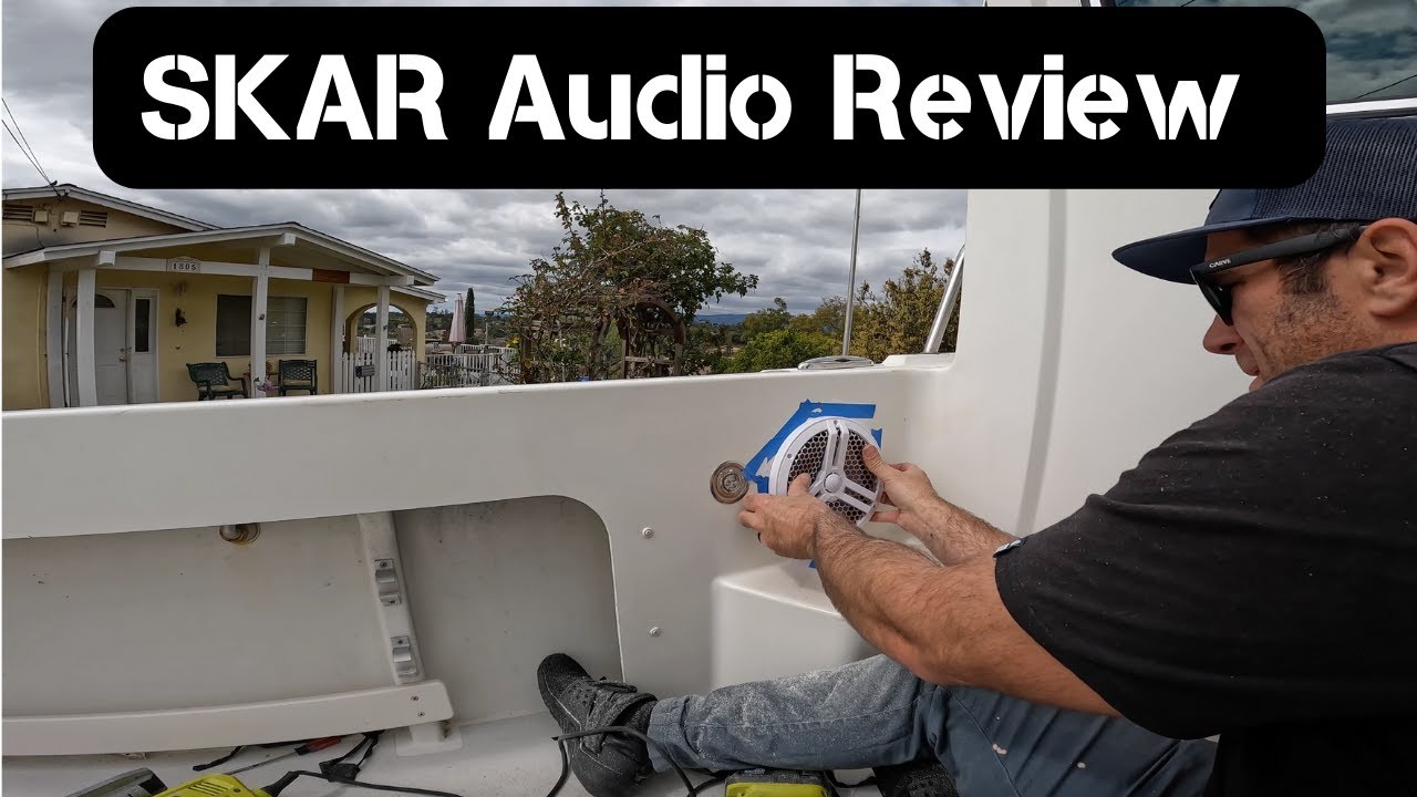 Installing SKAR audio marine speakers