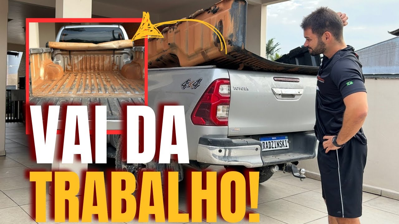 DEMOREI 2 DIAS PARA LIMPAR A HILUX QUE VEIO DO MATO GROSSO