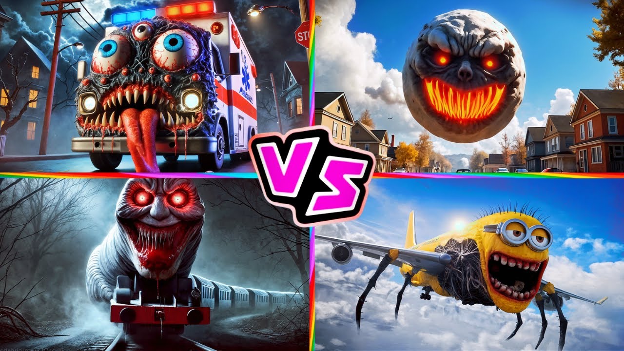 Mutated Monster 🆚 Lunar Moon 🆚 THOMAS TRAIN 🆚 Minion INFECTED SKY 🎶 Tiles Hop EDM Rush